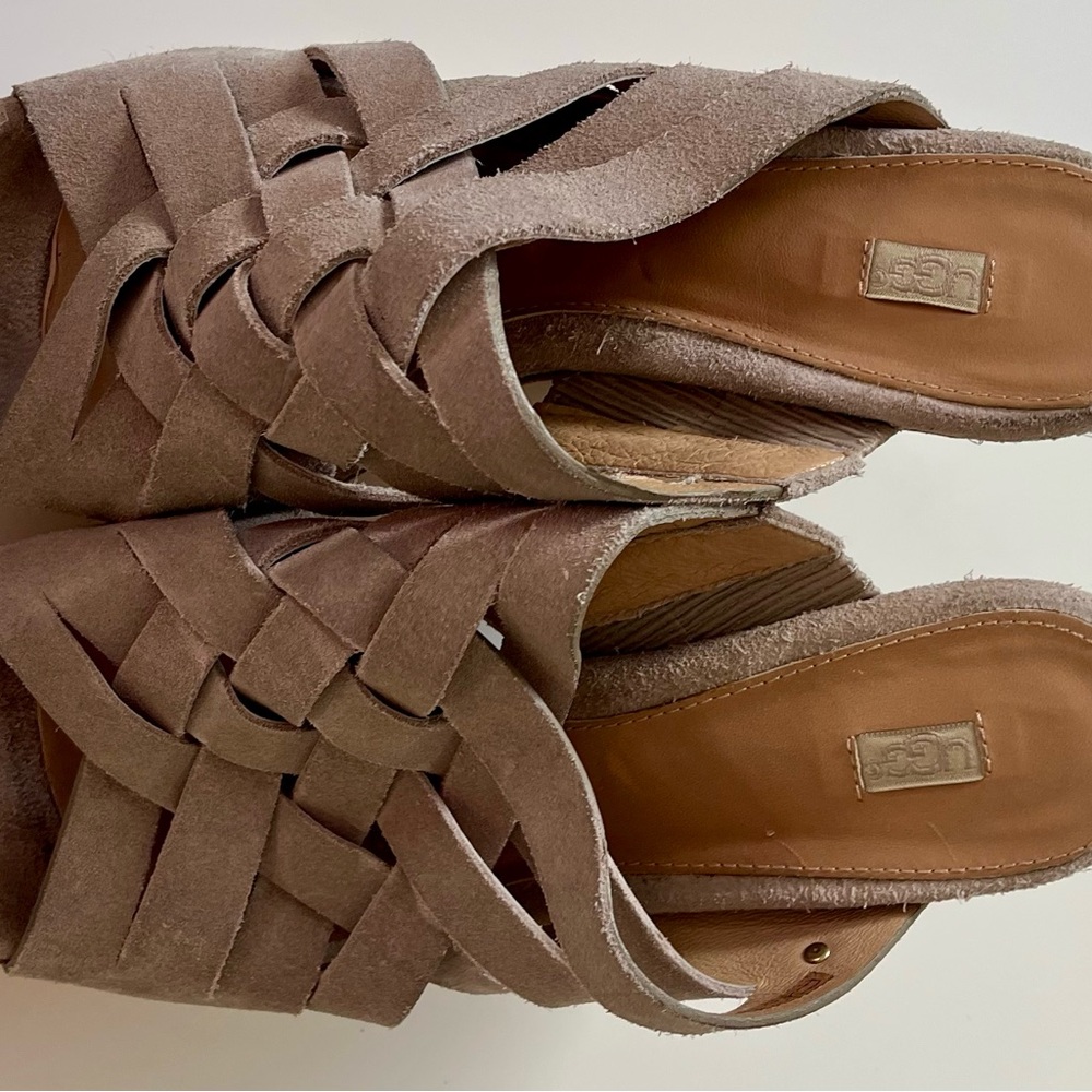 UGG Marta High Wedge Sandals• Sz 9 - Picture 9 of 12